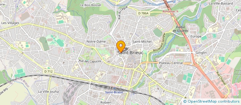 localisation de l'entreprise SOCIETE DE CONFECTION BRIOCHINE à SAINT-BRIEUC