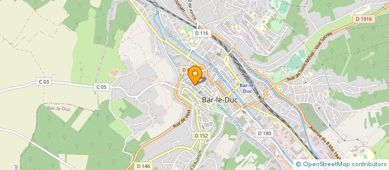 localisation de l'entreprise SOCIETE DE CONFECTION DU BARROIS à BAR-LE-DUC