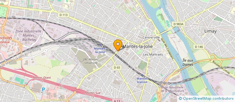 localisation de l'entreprise SOCIETE DE CONSEIL DANS LES FONCTIONS FINANCIERES ET INFORMATIQUES - S.C.F.F.I.  MANTES-LA JOLIE