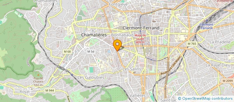 localisation de l'entreprise SOCIETE DE CONSEIL EN ASSURANCES DE GESTION D'EXPERTISE ET DE PLACEMENTS à CHAMALIERES