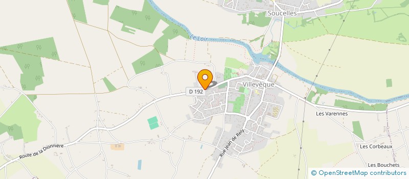 localisation de l'entreprise SOCIETE DE CONSEIL EN REGIE ET GESTION DE PARC AUTO  RIVES-DU-LOIR-EN-ANJOU