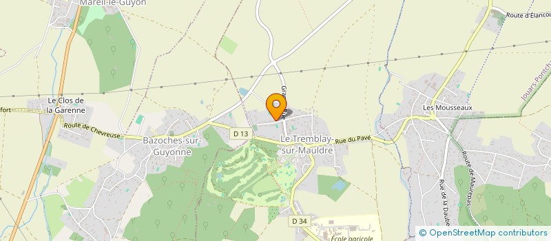 localisation de l'entreprise SOCIETE DE CONSEIL ET D'ETUDES PROSPECTIVES  LE TREMBLAY-SUR-MAULDRE