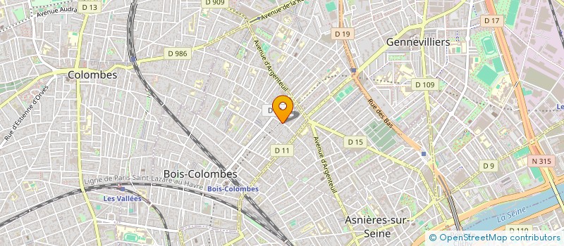 localisation de l'entreprise SOCIETE DE CONSEIL ET DE FORMATION à BOIS-COLOMBES