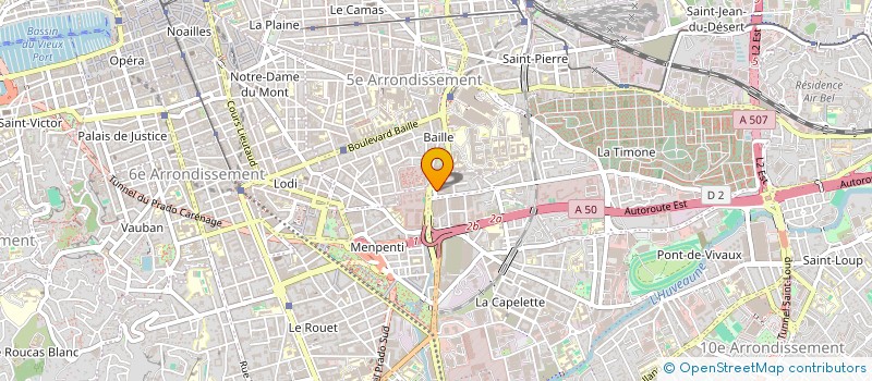 localisation de l'entreprise SOCIETE DE CONSEIL GESTION SERVICES à MARSEILLE