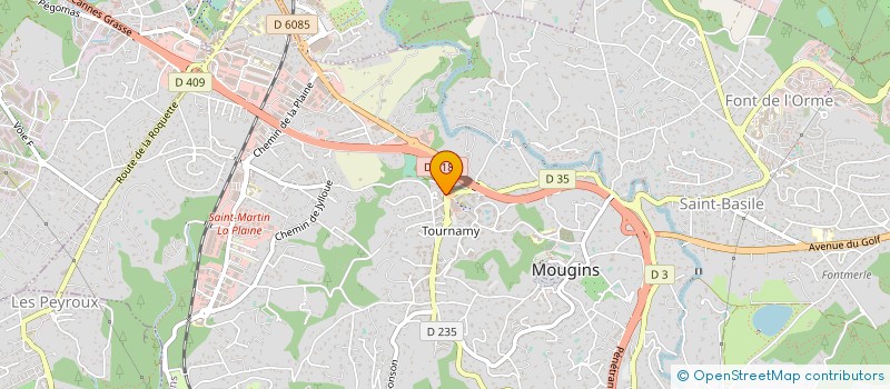 localisation de l'entreprise SOCIETE DE CONSEILS D'EXPLOITATION ET DE SERVICES PAYSAGERS à LA ROQUETTE-SUR-SIAGNE