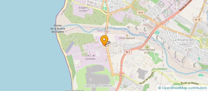 localisation de l'entreprise SOCIETE DE CONSEILS DE TRAVAUX ET D'ETUDES à SAINT-PAUL