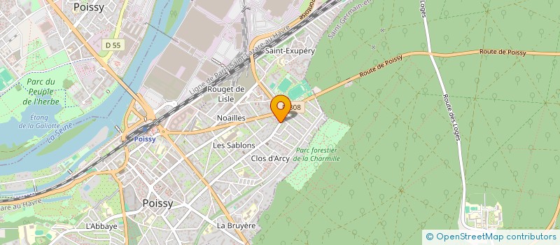 localisation de l'entreprise SOCIETE DE CONSEILS ET DE REALISATIONS TECHNIQUES SPECIALISEES  POISSY