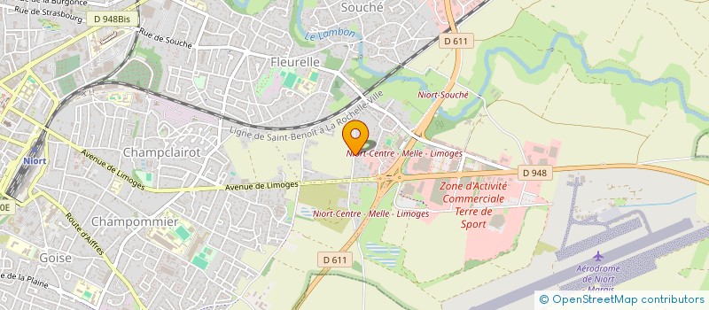 localisation de l'entreprise SOCIETE DE CONSEILS ETUDES ET REALISATIONS SCER à NIORT