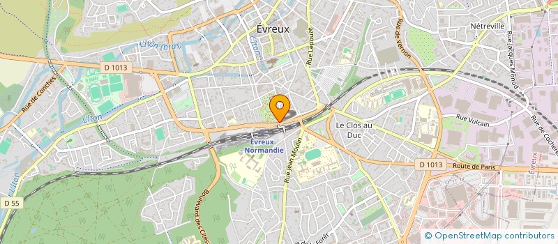 localisation de l'entreprise SOCIETE DE CONSEILS VACANCES ET LOISIRS à EVREUX