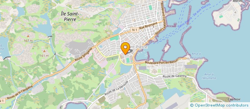 localisation de l'entreprise SOCIETE DE CONSTRUCTION ANDRE JUGAN  SAINT-PIERRE