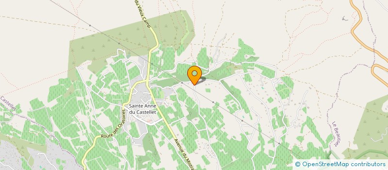 localisation de l'entreprise SOCIETE DE CONSTRUCTION BATIMENTS  LE CASTELLET