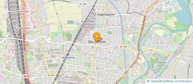 localisation de l'entreprise SOCIETE DE CONSTRUCTION D'AMENAGEMENT ET D'EQUIPEMENT DE BISCHHEIM  BISCHHEIM