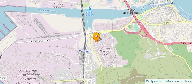 localisation de l'entreprise SOCIETE DE CONSTRUCTION DE BATIMENTS  MARTIGUES