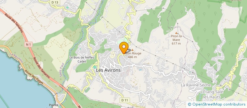 localisation de l'entreprise SOCIETE DE CONSTRUCTION DE BOURBON  LES AVIRONS