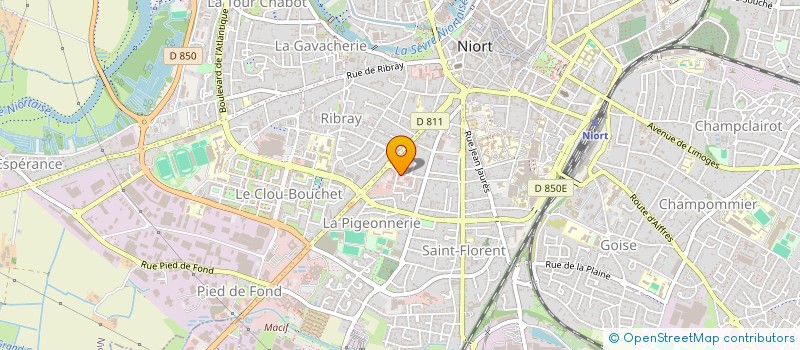 localisation de l'entreprise SOCIETE DE CONSTRUCTION DE L ATLANTIQUE S.C.A. à NIORT