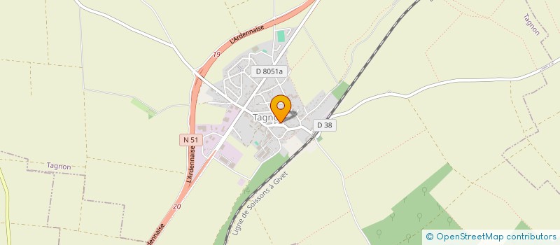 localisation de l'entreprise SOCIETE DE CONSTRUCTION DE L'ECO-HABITAT EN CHAMPAGNE-ARDENNE  REIMS