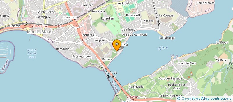 localisation de l'entreprise SOCIETE DE CONSTRUCTION DE PEN AN TOUL  LE RELECQ-KERHUON