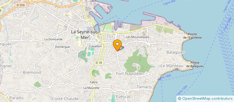 localisation de l'entreprise SOCIETE DE CONSTRUCTION DE PROVENCE à LA SEYNE-SUR-MER