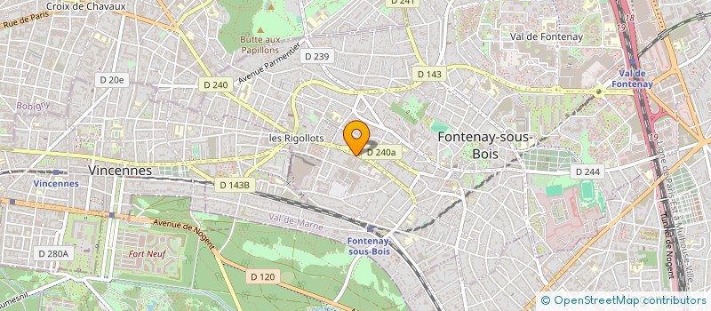 localisation de l'entreprise SOCIETE DE CONSTRUCTION DES ROSETTES à FONTENAY-SOUS-BOIS