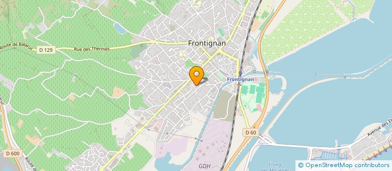 localisation de l'entreprise SOCIETE DE CONSTRUCTION DU MIDI à FRONTIGNAN