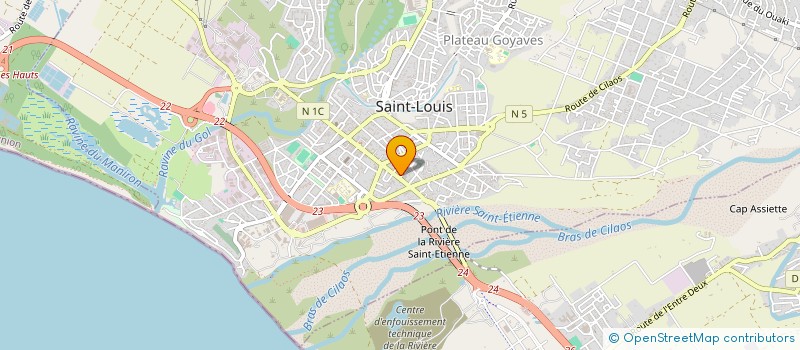 localisation de l'entreprise SOCIETE DE CONSTRUCTION DU SUD à SAINT-LOUIS