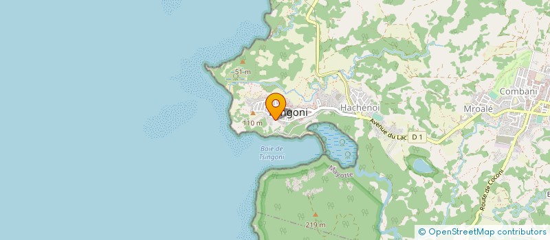 localisation de l'entreprise SOCIETE DE CONSTRUCTION ET DE DEVELOPPEMENT DE MAYOTTE à TSINGONI