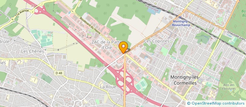 localisation de l'entreprise SOCIETE DE CONSTRUCTION ET DE LOCATION à HERBLAY-SUR-SEINE