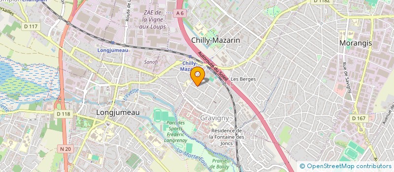 localisation de l'entreprise SOCIETE DE CONSTRUCTION ET DE RENOVATION POUR LE BATIMENT  CHILLY-MAZARIN