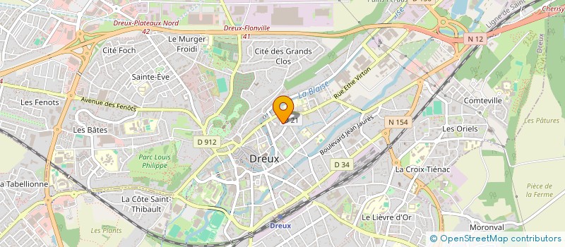 localisation de l'entreprise SOCIETE DE CONSTRUCTION LE CASBAN à DREUX