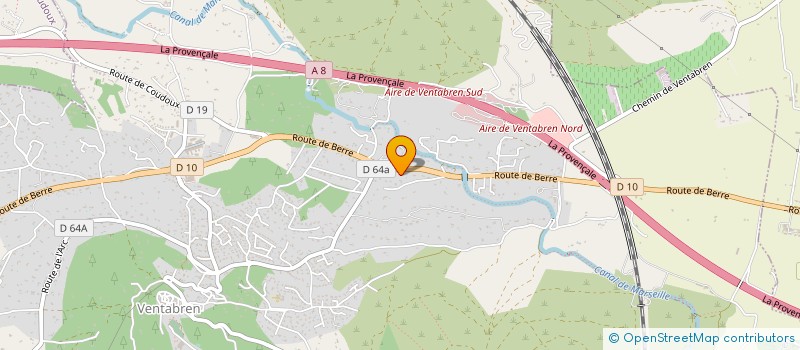 localisation de l'entreprise SOCIETE DE CONSTRUCTION PROVENCE AZUR  VENTABREN