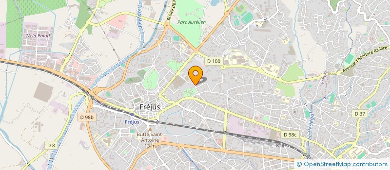 localisation de l'entreprise SOCIETE DE CONSTRUCTION VAROISE à FREJUS