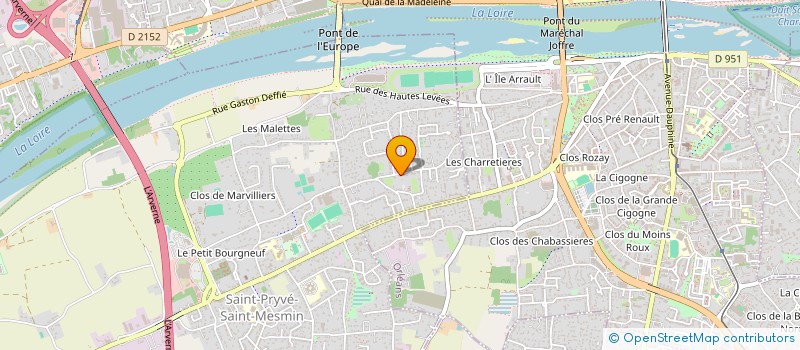 localisation de l'entreprise SOCIETE DE CONSTRUCTION VENTE DU GROS RAISION  SAINT-PRYVE-SAINT-MESMIN
