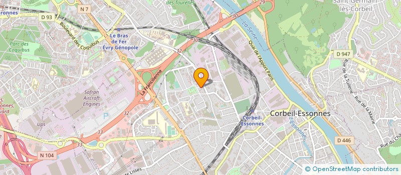 localisation de l'entreprise SOCIETE DE CONSULTING ET DEVELOPPEMENT BUSINESS à CORBEIL-ESSONNES