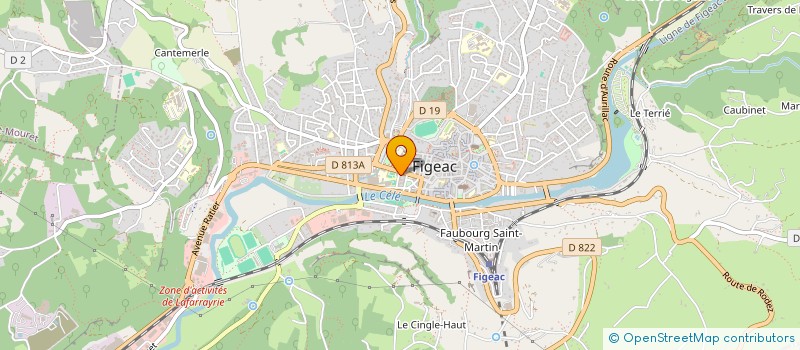 localisation de l'entreprise SOCIETE DE CONTROLE AUTOMOBILE FIGEACOISE à FIGEAC