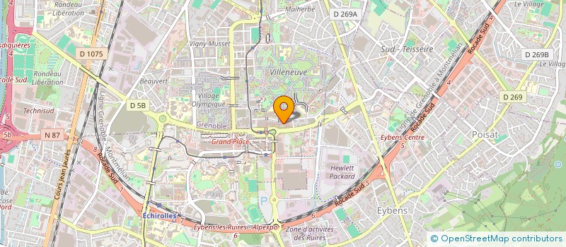 localisation de l'entreprise SOCIETE DE COORDINATION ENTRE RHONE ET ALPES à GRENOBLE