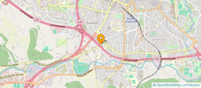 localisation de l'entreprise SOCIETE DE COORDINATION HABITAT EN REGION SUD EST  MARSEILLE