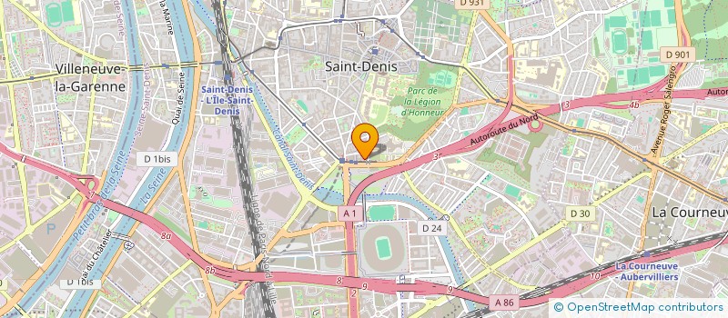 localisation de l'entreprise SOCIETE DE COORDINATION POUR L'HABITAT A PLAINE  SAINT-DENIS