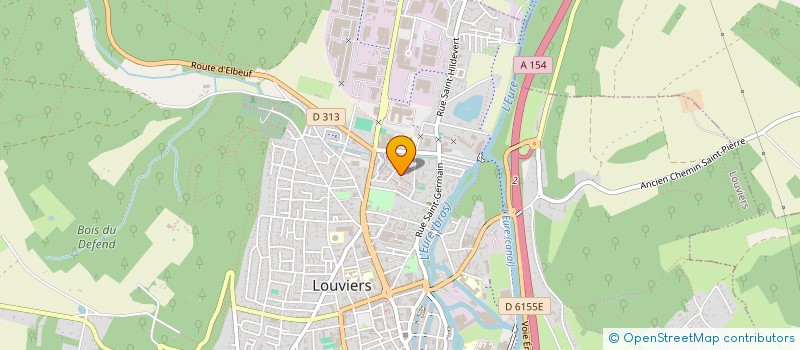 localisation de l'entreprise SOCIETE DE COURTAGE D'EQUIPEMENT DE PROTECTION INDIVIDUEL ET INDUSTRIEL à LOUVIERS