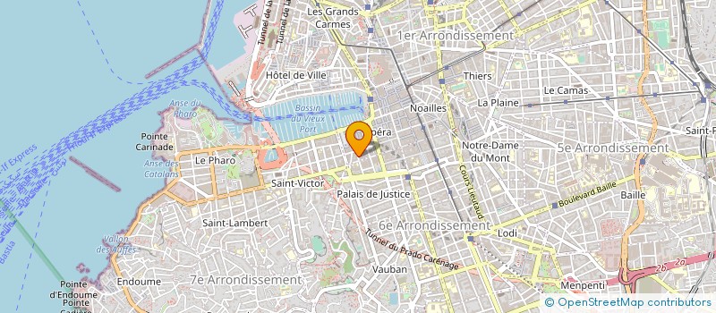 localisation de l'entreprise SOCIETE DE COURTAGE ET DE GESTION EN ASSURANCES MARITIMES SOGOGAM  MARSEILLE