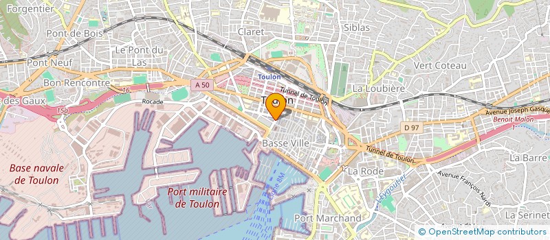 localisation de l'entreprise SOCIETE DE COURTAGE ET DE REPRESENTATION à TOULON