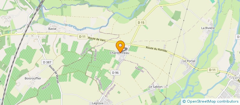 localisation de l'entreprise SOCIETE DE COURTAGE GAUTHIER à MONTIGNAC-CHARENTE