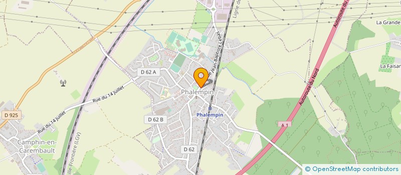 localisation de l'entreprise SOCIETE DE COUVERTURES ANNOEULLIN-PHALEMPIN  PHALEMPIN