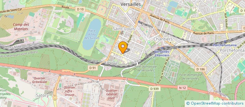 localisation de l'entreprise SOCIETE DE CREATION ET DE GESTION à VERSAILLES