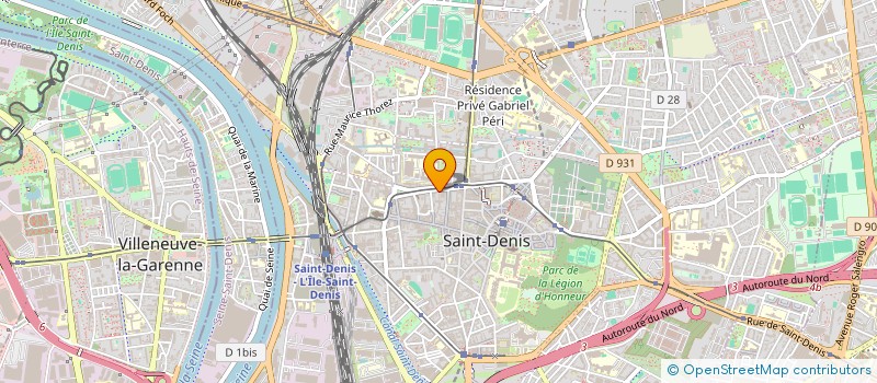 localisation de l'entreprise SOCIETE DE DECORATION  SAINT-DENIS
