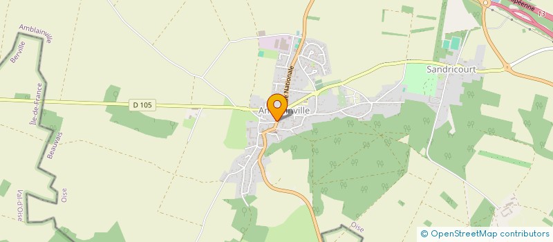 localisation de l'entreprise SOCIETE DE DECORATION ET DE MOULAGE NOUVELLE à AMBLAINVILLE