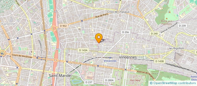 localisation de l'entreprise SOCIETE DE DECORATION MARBRIERE à MONTREUIL