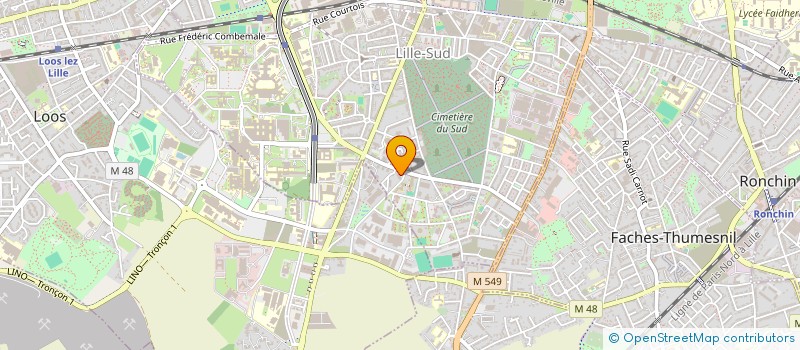 localisation de l'entreprise SOCIETE DE DEFISCALISATION & D'INVESTISSEMENTS IMMOBILLIER à LILLE