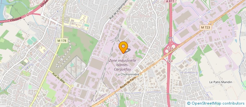 localisation de l'entreprise SOCIETE DE DEMENAGEMENT ET EXPLOITATION à CARQUEFOU