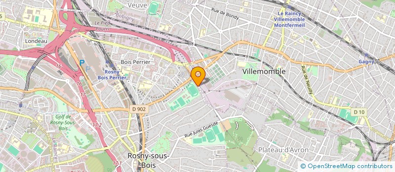 localisation de l'entreprise SOCIETE DE DEMOLITIONS TRAVAUX PUBLICS à ROSNY-SOUS-BOIS