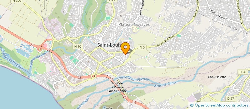 localisation de l'entreprise SOCIETE DE DEPOTAGE ALPHONSINE ET TIANDE à SAINT-LOUIS